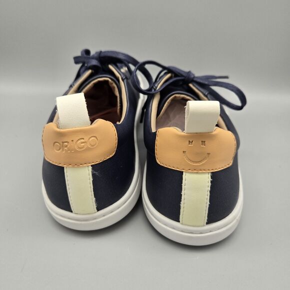 Origo Shoes Men's Size 11 Everyday Sneaker Navy Blue Leather GEN2 Barefoot NEW - Picture 6 of 11